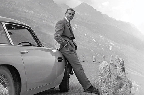 James Bond Connery Aston Martin Poster egoamo.co.za