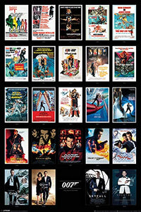 James Bond - Collage of Movies Poster - egoamo.co.za