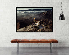 Jan Kocis on mountain path - room mockup - egoamo posters