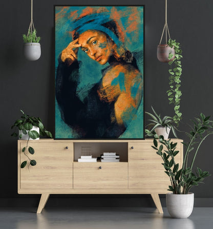 Janko de Beer Untitled #9 - Art print - room mockup - egoamo posters