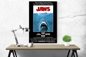Jaws One Sheet Poster - egoamo.co.za