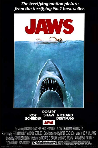 Jaws One Sheet Poster - egoamo.co.za