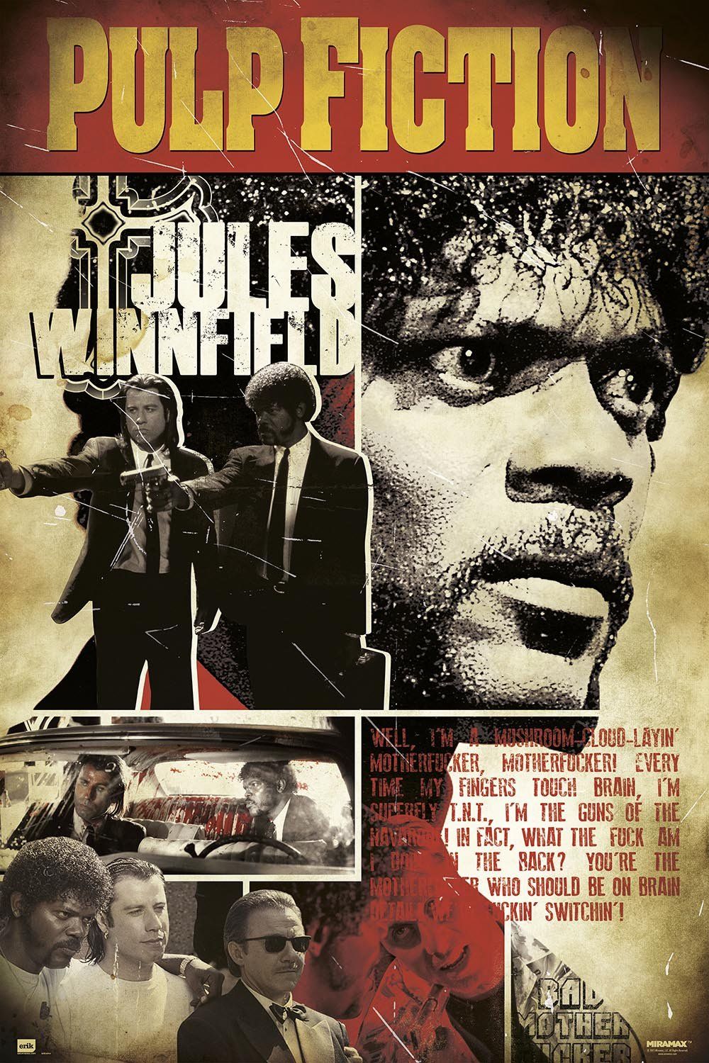 Pulp Fiction - Jules Winnfield Poster - egoamo.co.za