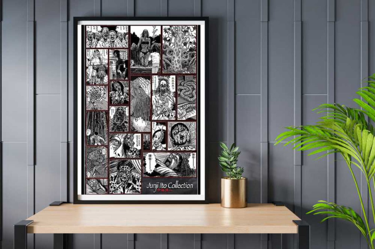 Junji Ito (Collection of the Macabre) - room mockup - egoamo posters