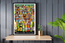 Beer - To Beer or Not to Beer - room mockup - egoamo posters