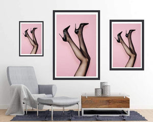 Kick up your heels #02 - room mockup - egoamo posters