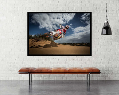 Knocked Up by Nir Amos - MotoX Sport Poster - egoamo.co.za