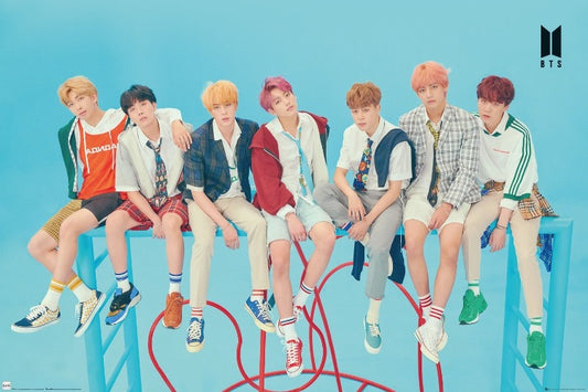 BTS Blue K-pop Poster - egoamo.co.za