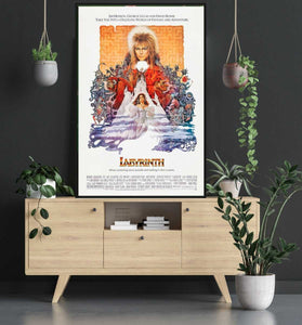 Labyrinth Movie Poster room mockup - egoamo posters
