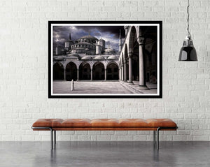 Lady and the Mosque - room mockup - egoamo posters