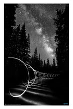 Light Painting under the Milky Way by Yanyu Shen  - Photography poster - egoamo.co.za