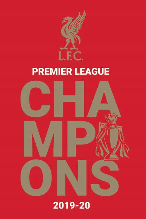 Liverpool FC 2019-2020 Season Champions Emblem Poster egoamo.co.za posters 