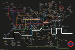 London Underground Map Poster - egoamo.co.za