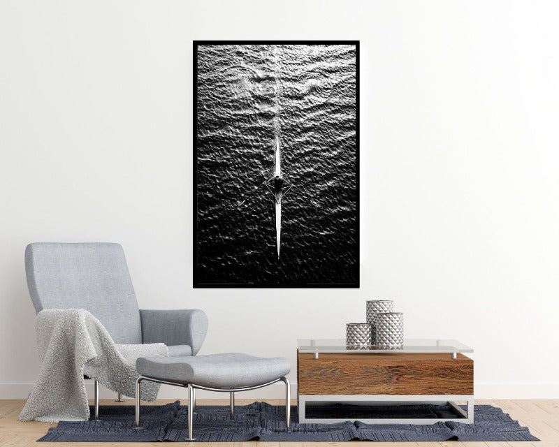 Lone Rower by Hardekopf - Sport Poster - egoamo.co.za