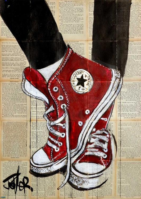 Loui Jover Big Reds Art Print - egoamo posters