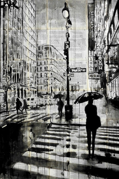 Loui Jover - Manhattan Moment Art Print - egoamo.co.za