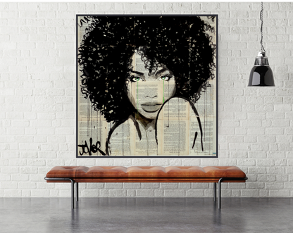 Loui Jover - Angel 2 - Art print - egoamo posters - room mockup