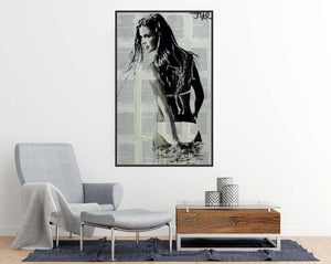 Loui Jover - blazehire art print - egoamo posters - room mockup