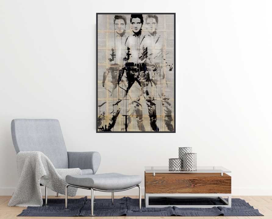 Loui Jover - Elvis after Andy Print - egoamo.co.za