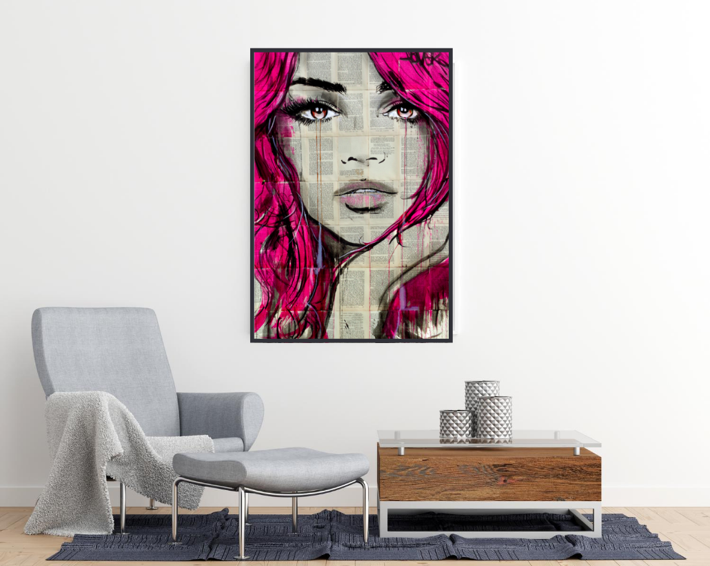 Loui Jover Faythe Art Print - egoamo posters - Room mockup