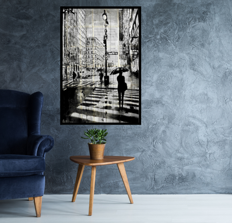 Loui Jover - Manhattan Moment Art Print - egoamo.co.za