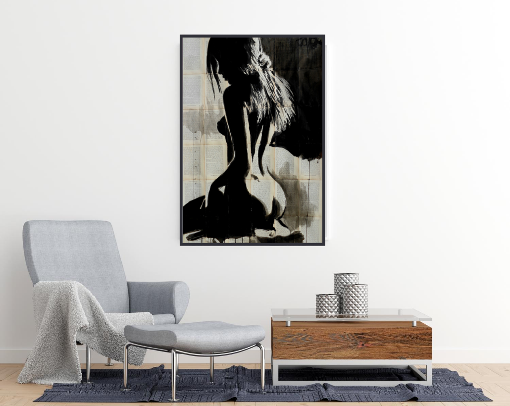 Loui Jover Moment 2 - art print - egoamo posters - room mockup