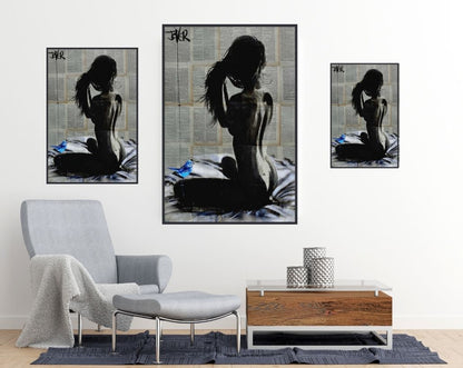 Loui Jover New Day Art Print - egoamo.co.za - room mockup