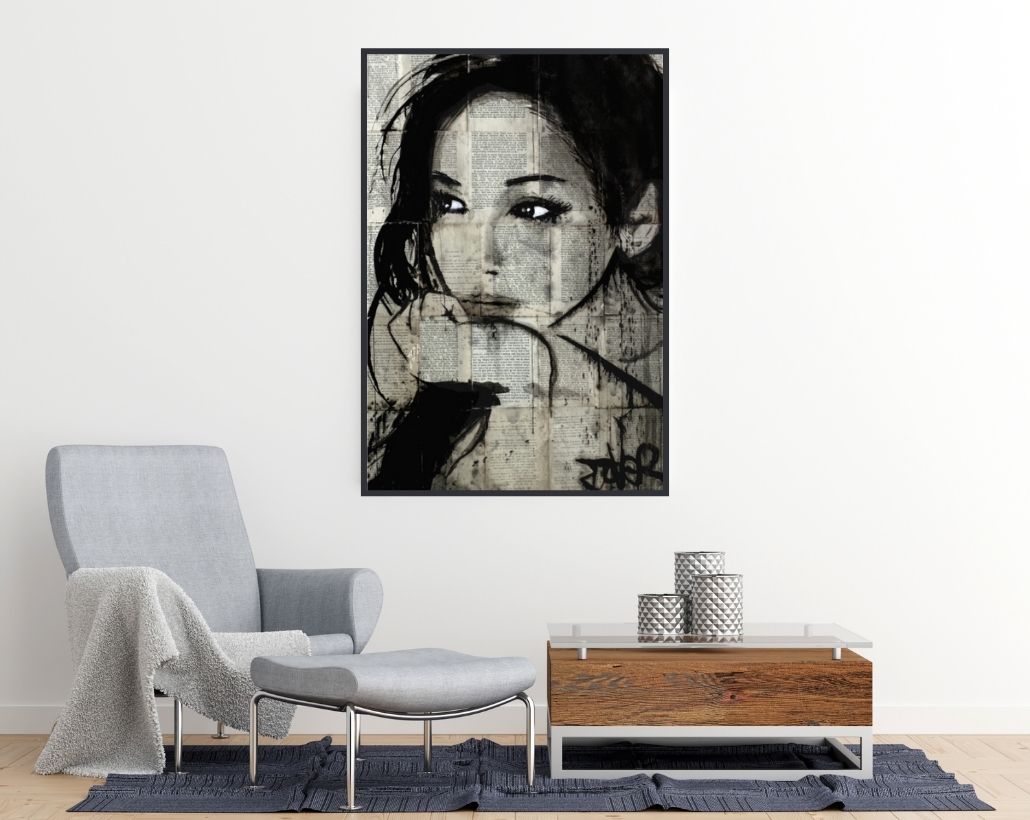 Loui Jover - Ruth Art Print - egoamo posters - Room Mockup