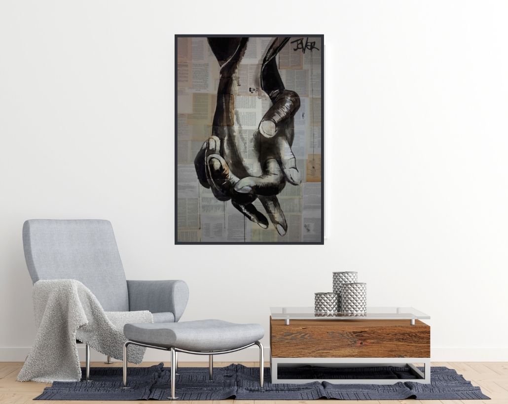 Loui Jover United 1 Art Print - egoamo posters - room mockup