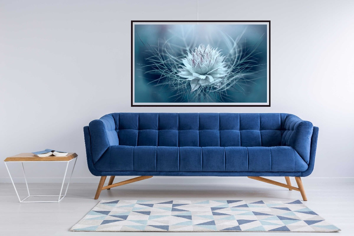 Love-in-a-mist - room mockup - egoamo posters