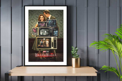 Marvel - Wandavision - Life on TV - room mockup - egoamo posters