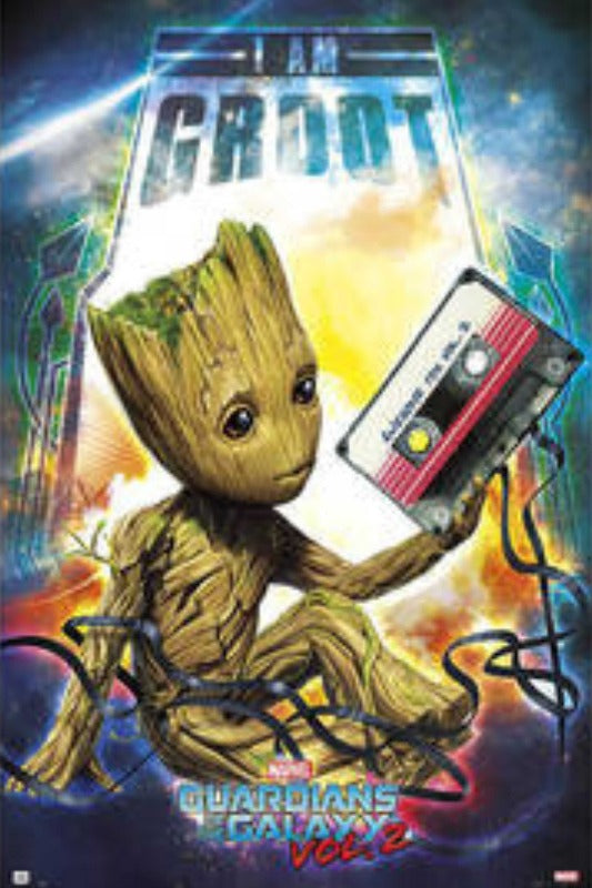 Guardians of the Galaxy 2 (Groot) Casette -egoamo posters