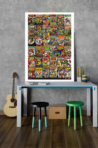 Marvel Covers - Classic Poster - room mockup - egoamo posters