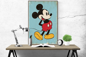 Disney's Retro Mickey Mouse Poster - egoamo.co.za