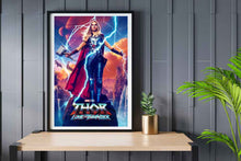 Thor Love and Thunder movie poster room mockup