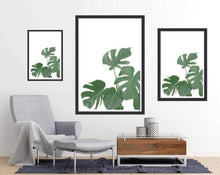 Monstera Aqua 04 - Art Poster - egoamo.co.za