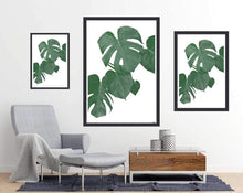 Monstera Aqua 01 - Art Poster - egoamo.co.za