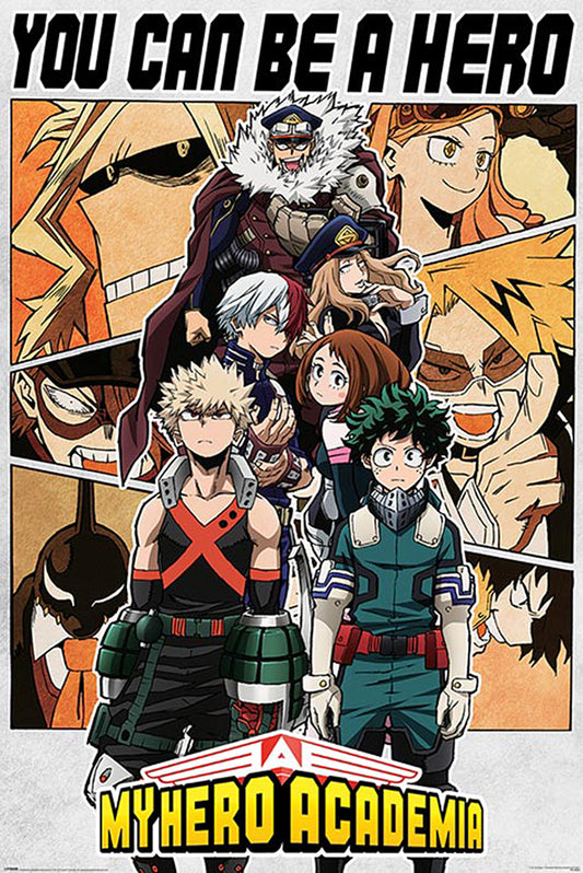 My Hero Academia - You can be a hero Poster egoamo.co.za 