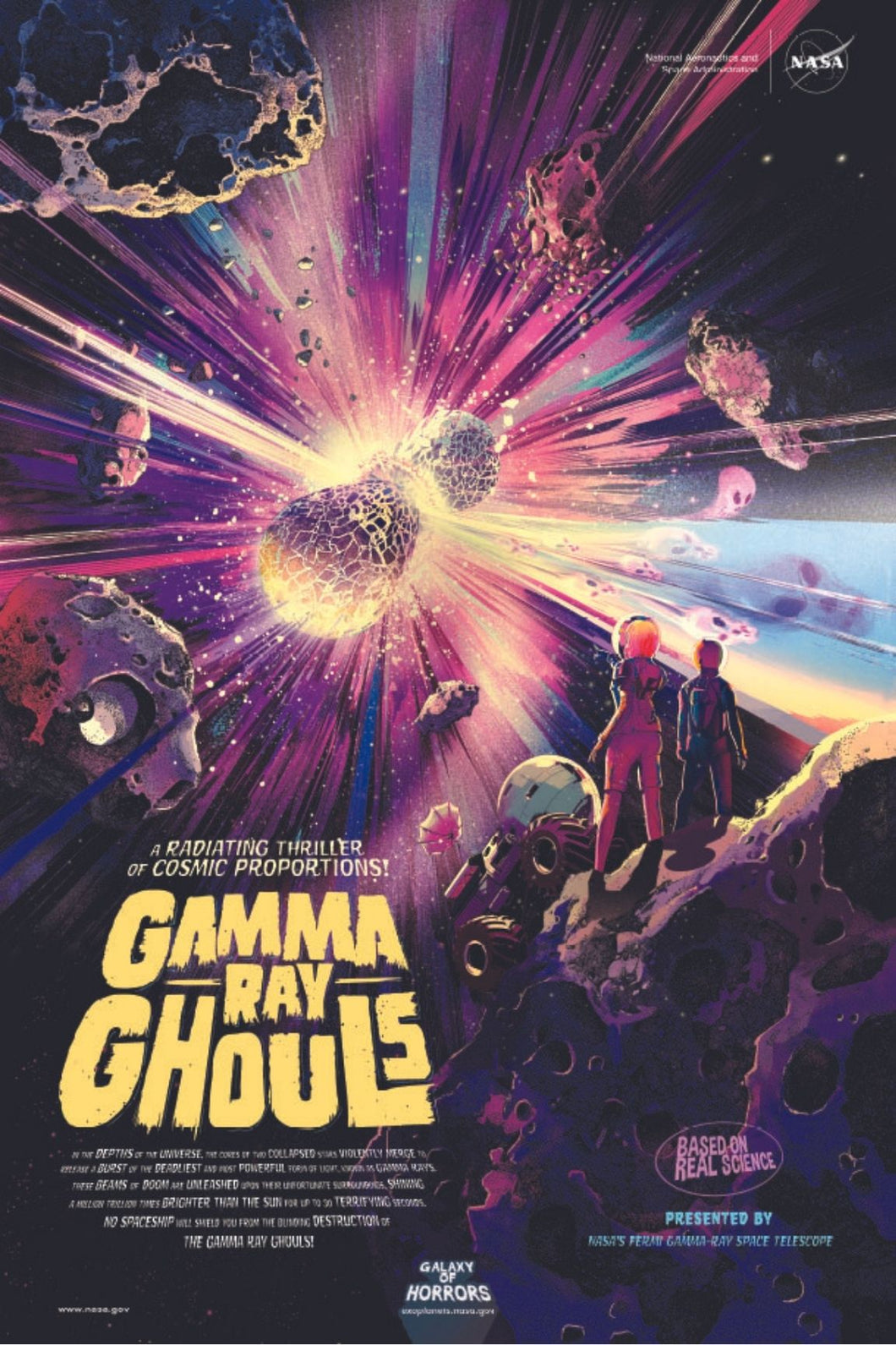 Nasa - Gamma Ray Ghouls Poster Egoamo.co.za Posters 