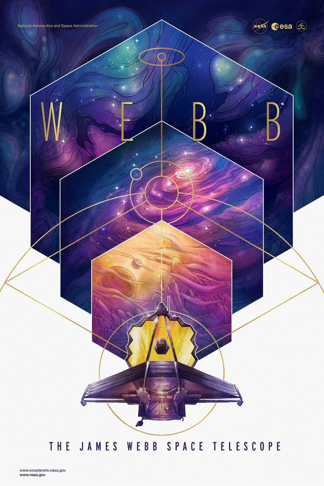 Nasa - James Webb Telescope Maxi Poster Egoamo.co.za Posters 