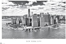 New York City Black and White Skyline Poster - egoamo.co.za