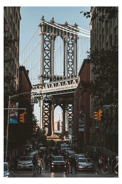 NYC Manhattan Bridge Poster - egoamo posters