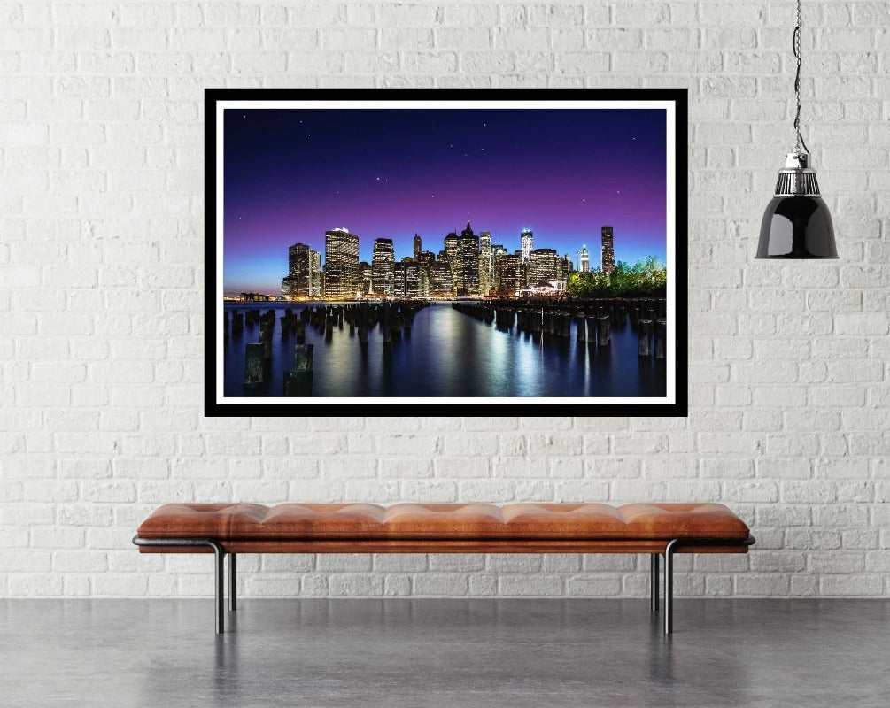 New York Skyline - room mockup - egoamo posters