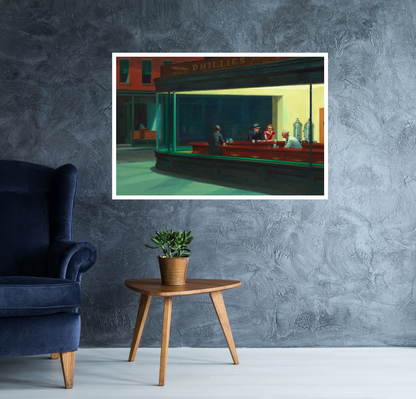 Edward Hopper - Nighthawks Art Print - egoamo.co.za