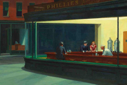 Edward Hopper - Nighthawks Art Print - egoamo.co.za