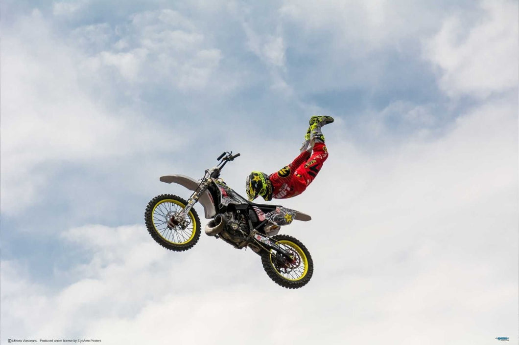MotoX - Superman flying poster - egoamo.co.za