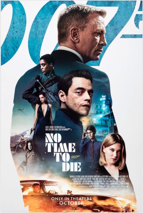 Bond no time to die advance movie poster - egoamo.co.za