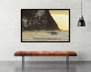 Only The Ocean by Vincent Croce - Surfing Poster - egoamo.co.za