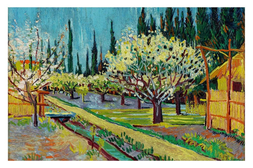 Orchard Bordered by Cypresses - Egoamo posters
