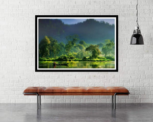 Painting of Nature - room mockup - egoamo posters